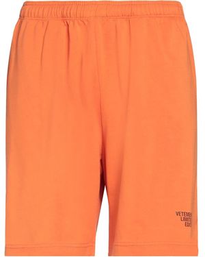 Vetements Shorts & Bermuda Shorts - Orange