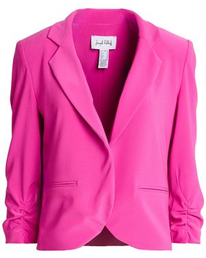 Joseph Ribkoff Fuchsia Blazer Polyester, Elastane - Pink