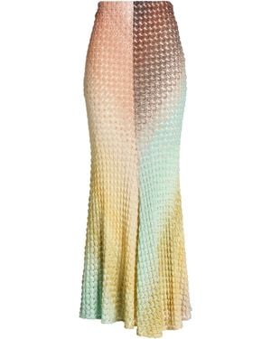 Missoni Tan Maxi Skirt Viscose, Metallic Fiber - Brown