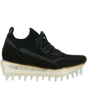 RBRSL RUBBER SOUL Sneakers Textile Fibers, Leather - Black