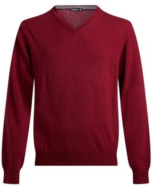 Andrea Fenzi Jumper Merino Wool, Viscose, Nylon, Cashmere - Red
