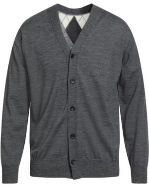Junya Watanabe Charcoal Cardigan Wool - Grey