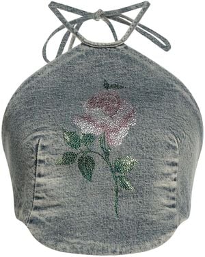 Alessandra Rich Top - Grey