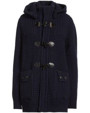 Bark Coat Wool, Polyamide - Blue