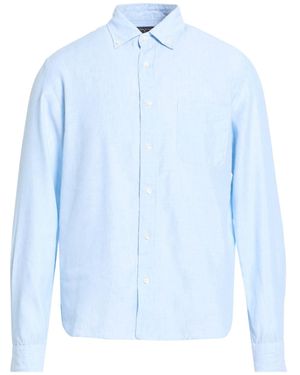 Beams Plus Shirt Linen, Polyester - Blue