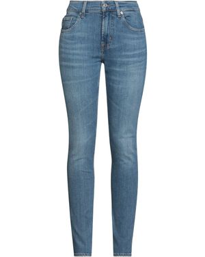 7 For All Mankind Jeans Cotton, Elastane - Blue