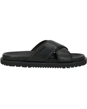 Versace Sandals Calfskin - Black
