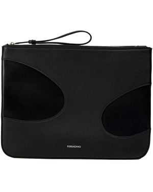 Ferragamo Handbag Leather - Black