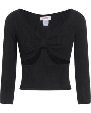 Kontatto Jumper Viscose, Acrylic, Elastane - Black
