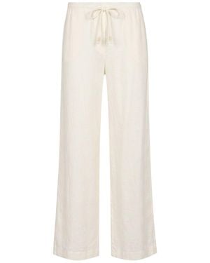 Ottod'Ame Pants Linen - White