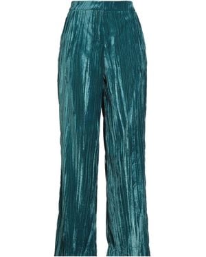 Nora Barth Pants Polyester, Viscose - Blue