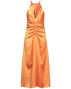 Sandro Maxi Dress Polyester - Orange