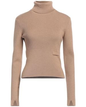 Patou Turtleneck Merino Wool, Polyamide, Elastane - Natural
