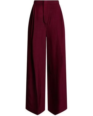 Victoria Beckham Pants Viscose - Red