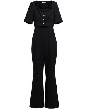 Sandro Corduroy Jumpsuit in Black Lyst