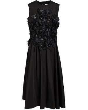 6 Moncler Noir Kei Ninomiya Midi Dress - Black