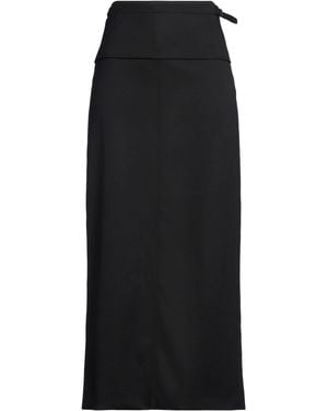 Proenza Schouler Maxi Skirt Virgin Wool, Elastane - Black