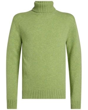 Messagerie Lime Turtleneck Wool - Green