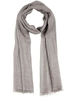 Antonelli Sand Scarf Linen, Polyester, Cotton - Grey