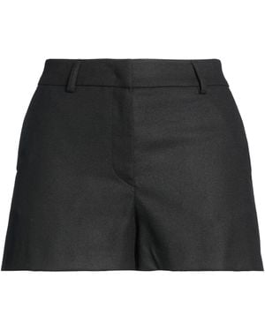 Kontatto Shorts & Bermuda Shorts Polyester, Viscose, Elastane - Black