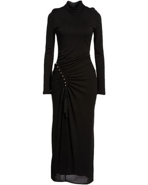 Roberto Cavalli Maxi Dress Acetate, Polyamide - Black