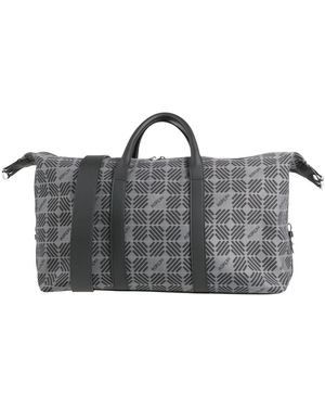 Moreau Paris Duffel Bags Textile Fibres, Leather - Grey