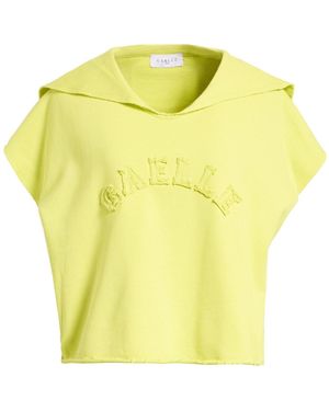 Gaelle Paris Lime Sweatshirt Cotton, Polyester - Yellow