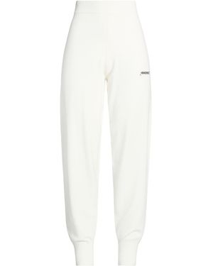 hinnominate Ivory Trousers Viscose, Elastane - White
