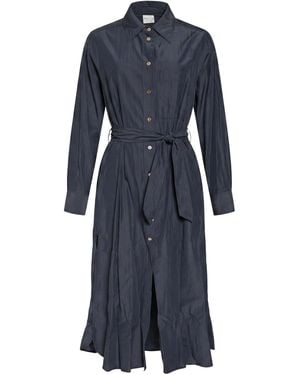 forte_forte Charcoal Maxi Dress Polyester, Cotton - Blue
