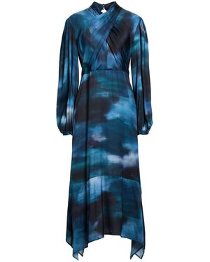Ottod'Ame Maxi Dress Viscose - Blue