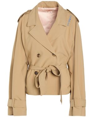 Marni Sand Jacket Polyester, Virgin Wool, Elastane - Natural