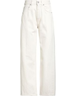 Grifoni Cream Jeans Cotton - White