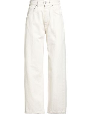 Grifoni Cream Jeans Cotton - White