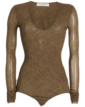 Philosophy Di Lorenzo Serafini Khaki Bodysuit Polyamide - Green