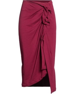 Dries Van Noten Midi Skirt - Red