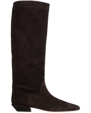 Paris Texas Dark Boot Calfskin - Black