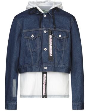 Off-White c/o Virgil Abloh Denim Outerwear Polyamide, Cotton - Blue