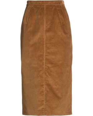 N°21 Midi Skirt Viscose - Brown