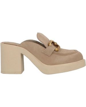 Tosca Blu Mules & Clogs Leather - Natural