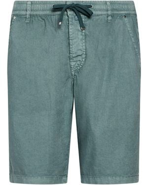 Jacob Cohen Shorts & Bermuda Shorts Cotton, Linen, Elastane - Blue