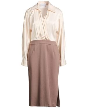 Kaos Midi Dress Viscose, Polyamide, Elastane - Natural