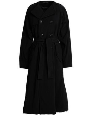 Y's Yohji Yamamoto Coat Nylon - Black