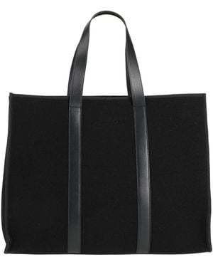 Borsalino Handbag Textile Fibres - Black