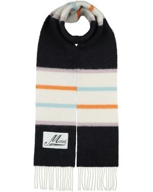 Marni Scarf Alpaca Wool, Wool, Polyamide - Black