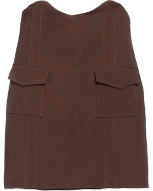 FEDERICA TOSI Mini Skirt - Brown