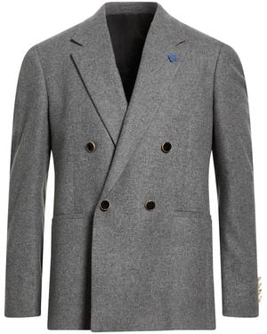 Lardini Blazer Wool, Cashmere - Gray