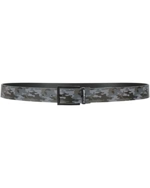 Philipp Plein Belt Leather - White