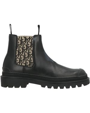 Dior Ankle Boots Leather - Black