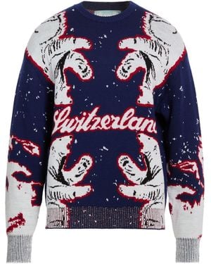 Bally Sweater Merino Wool - Blue