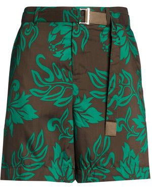 Sacai Shorts & Bermuda Shorts - Green